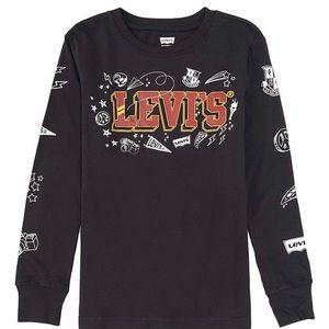 Levi's® Big Boys Large Long Sleeve Off Campus Jersey T-Shirt 12-13 years NWT